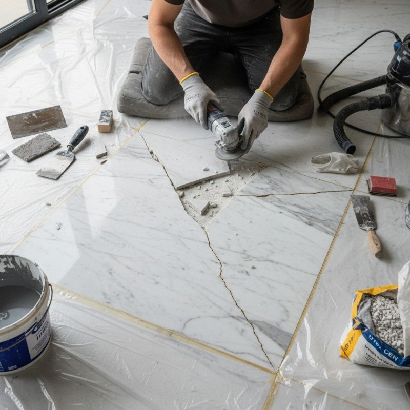 Marble Floor Replacement